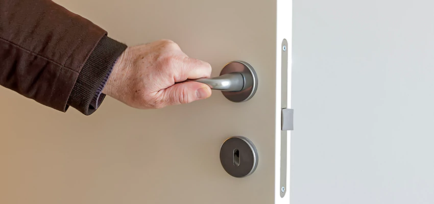 Restroom Locks Privacy Bolt Installation in Pittsburg, California